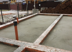 строительство фундамента